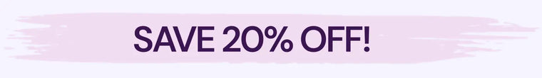 Save 20% off