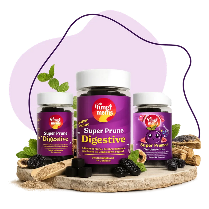 Fungiments Super Prune Digestive bottles